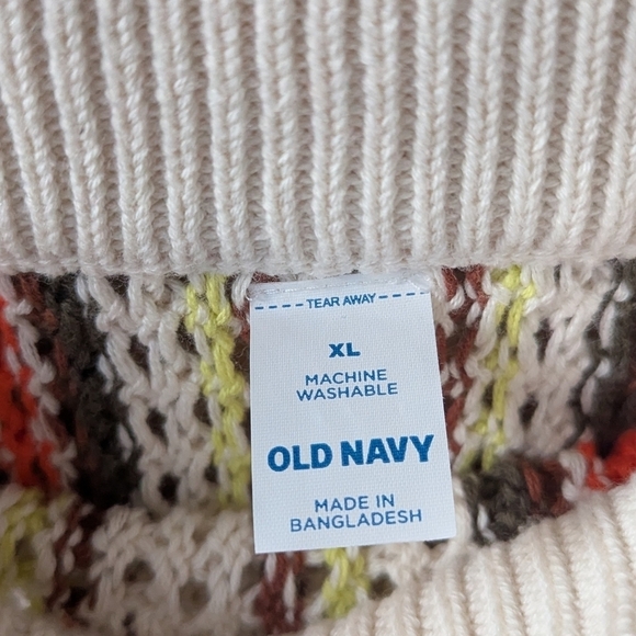 NWT Old Navy Open-Stitch Midi Skirt Crochet Multi Stripe Size XL - Picture 6 of 10